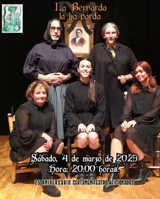 La Bernarda la lía parda  - 25 aniversario - Certamen Teatro Aficionado Ciudad de Béjar